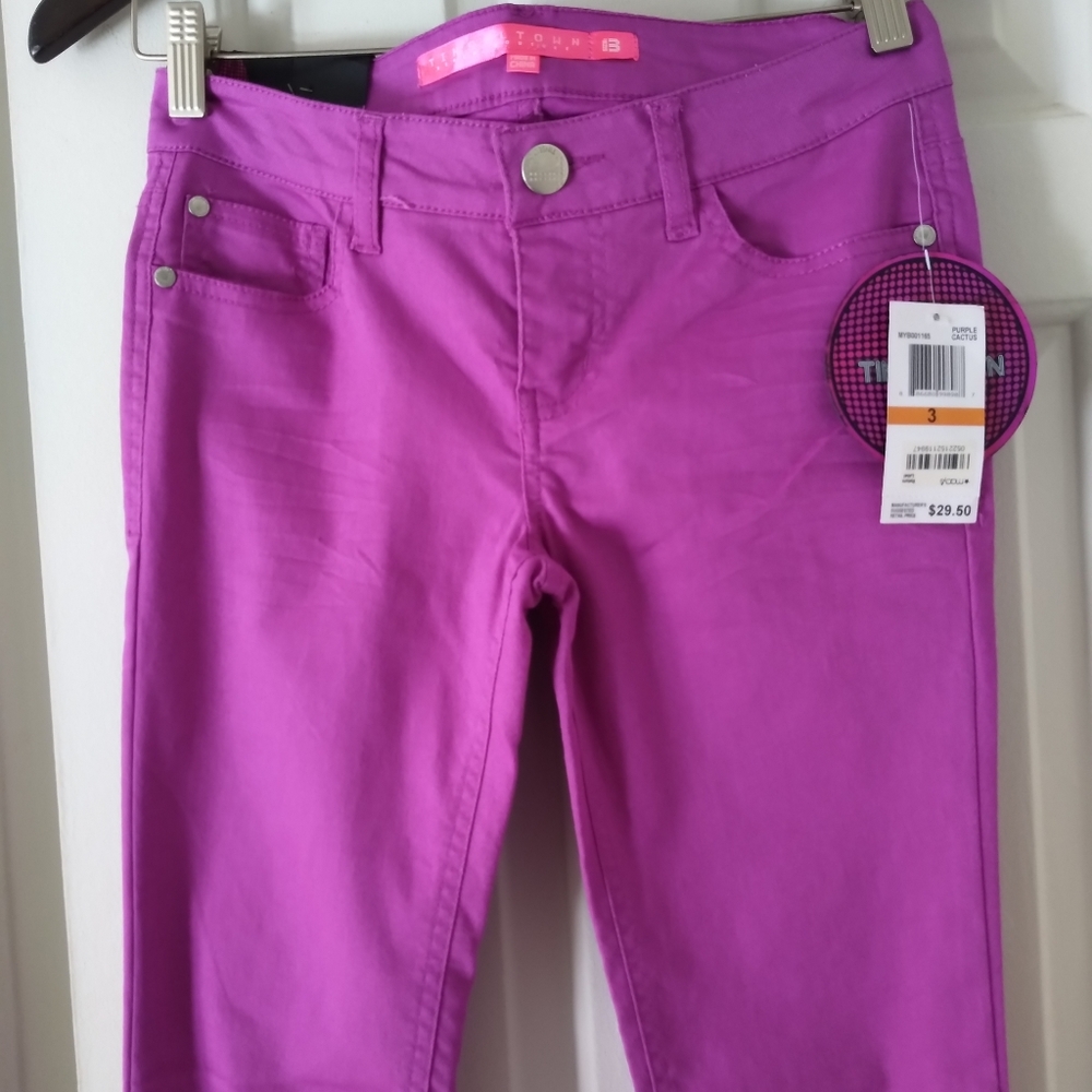 Three pair Tinseltown denim couture jegging skinny